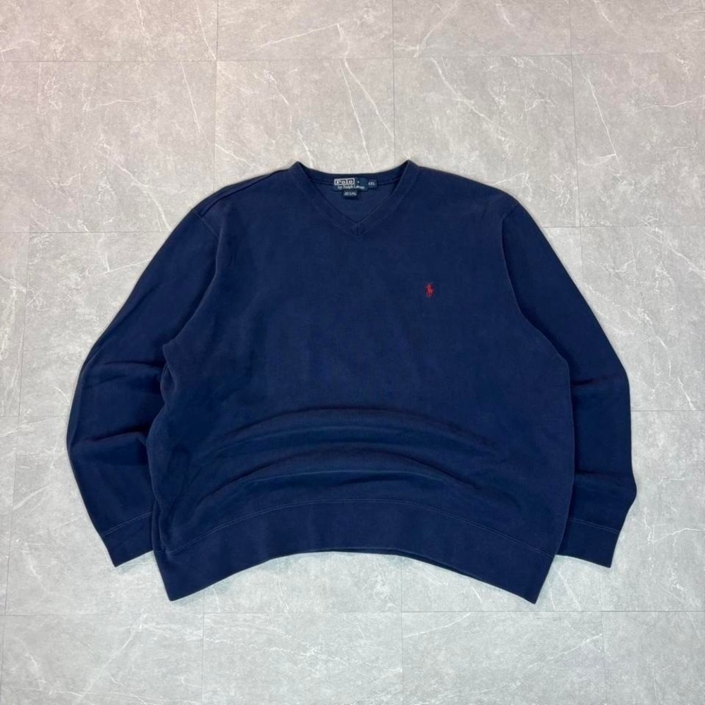 Navy blue Polo Ralph Lauren V-neck sweater sweater